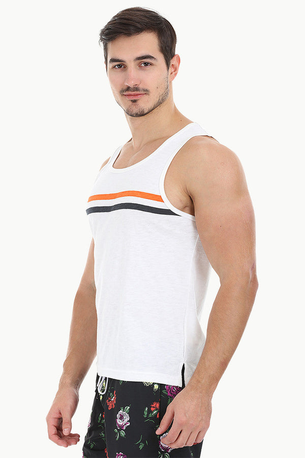 Striped Heather Tank