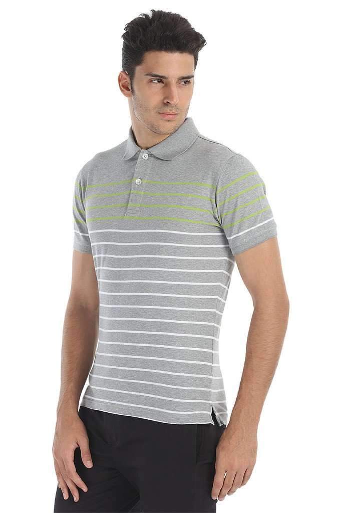 Striped Super Soft Knit Polo