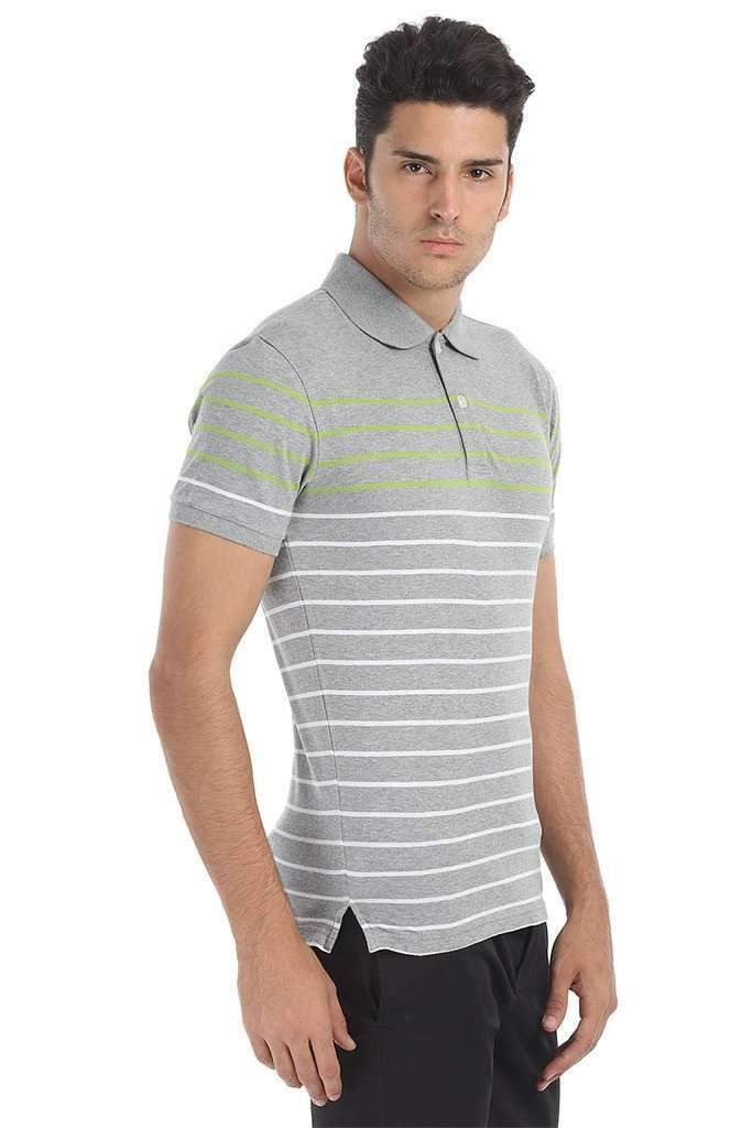 Striped Super Soft Knit Polo