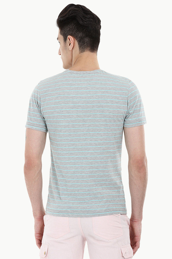 Stripes Soft Cotton Crew Neck