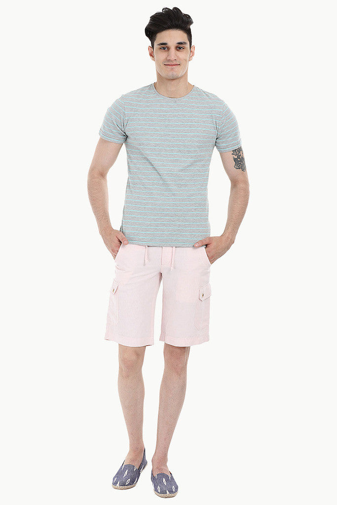 Stripes Soft Cotton Crew Neck