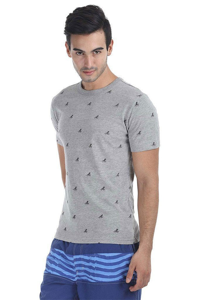 Summer Printed Crew Neck Tee