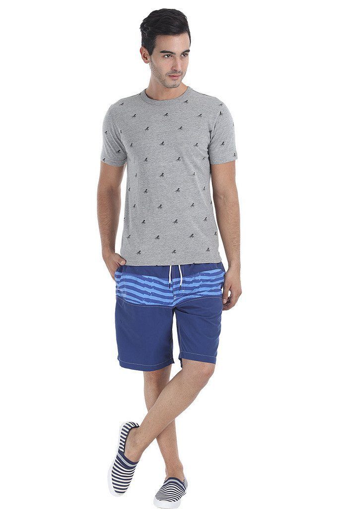 Summer Printed Crew Neck Tee