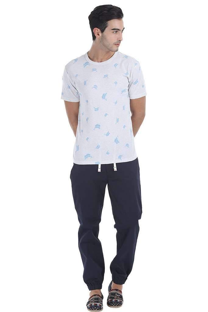 Summer Printed Crew Neck Tee