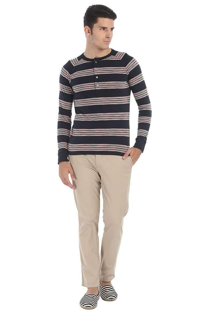 Super Soft Cotton Knit Full Sleeve Henley