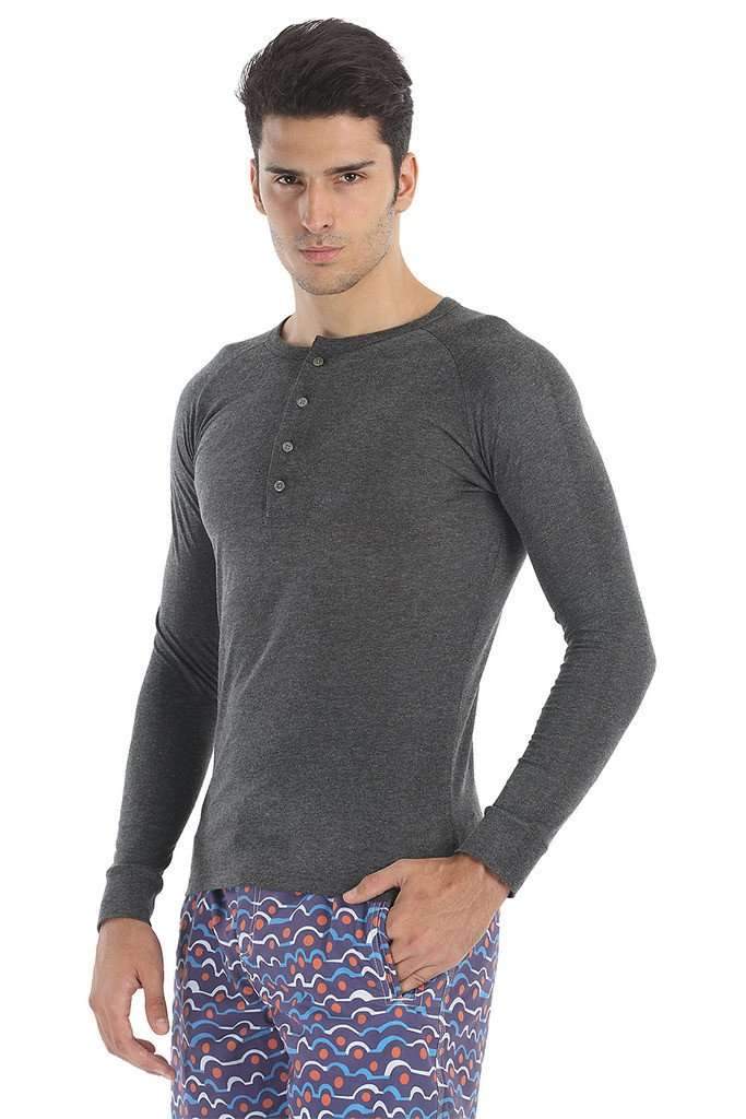 Super Soft Cotton Knit Full Sleeve Henley