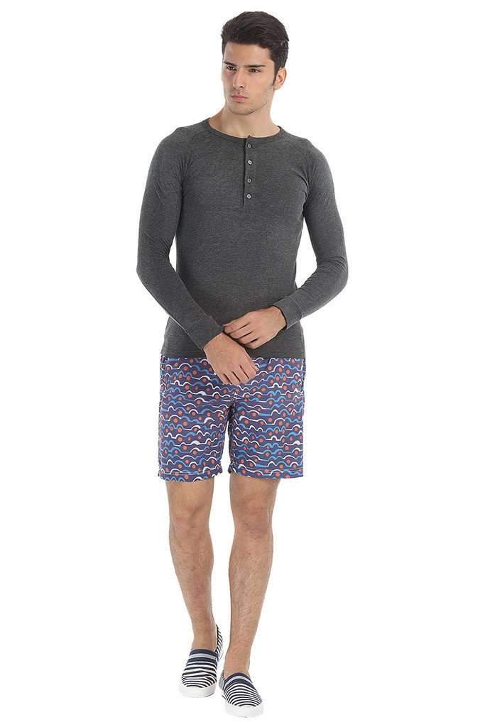 Super Soft Cotton Knit Full Sleeve Henley