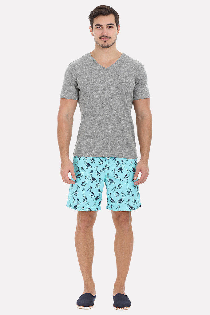 Super Soft Slub And Heather V Neck
