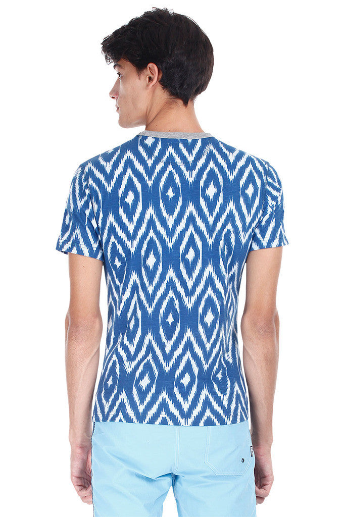 Super Combed Aztec Printed Knit Tee