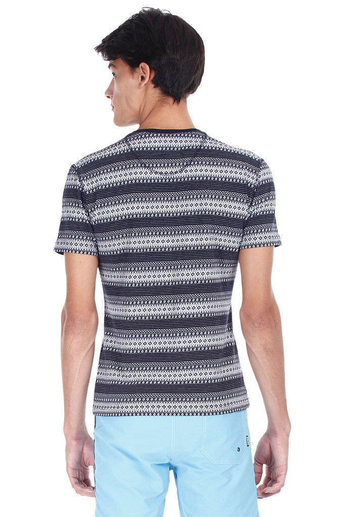 Super Combed Jacquard Knit Short Sleeve Tee
