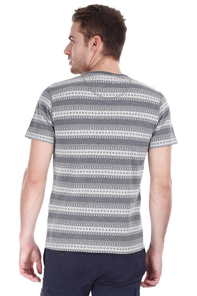 Super Combed Jacquard Knit Short Sleeve Tee