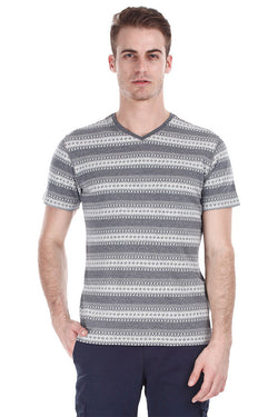 Super Combed Jacquard Knit Short Sleeve Tee