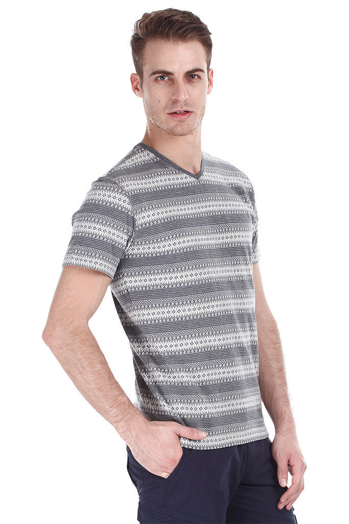 Super Combed Jacquard Knit Short Sleeve Tee