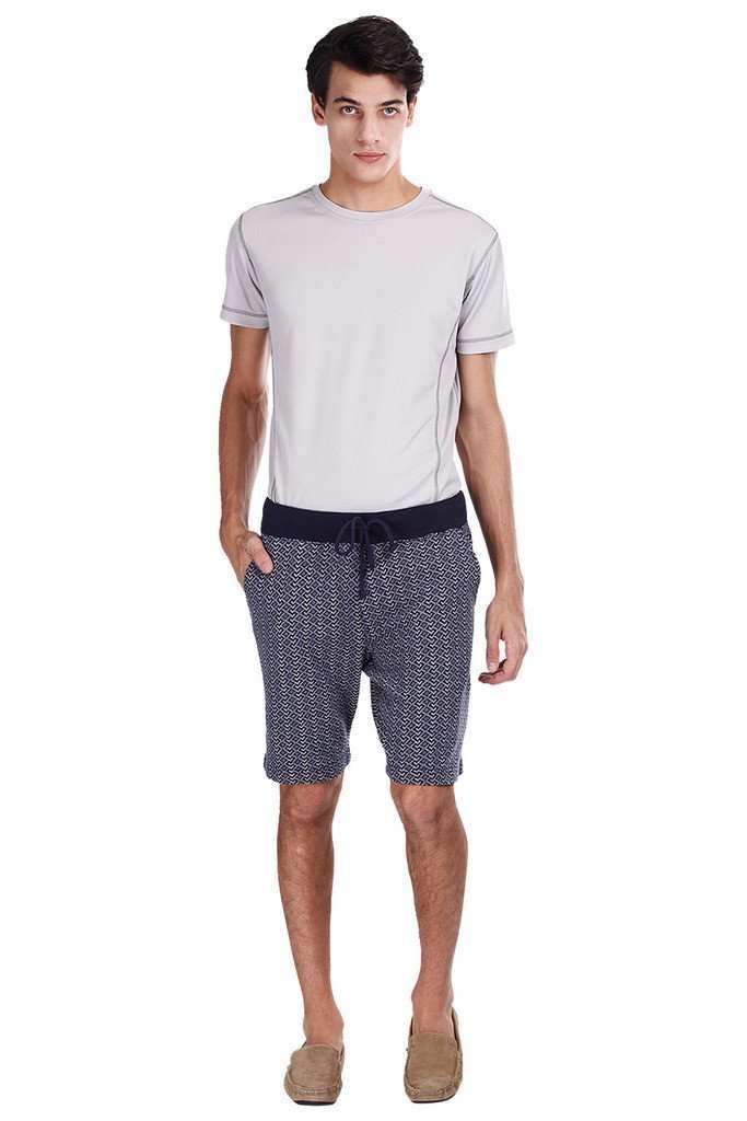 Super Combed Jacquard Knit Solid Shorts