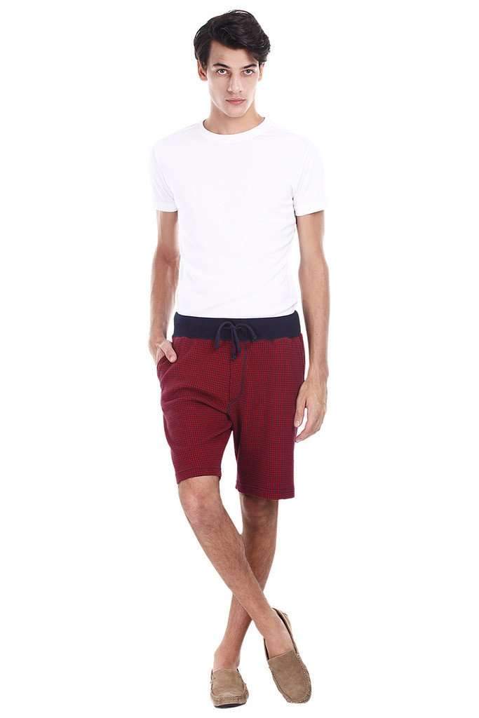 Super Combed Jacquard Knit Solid Shorts