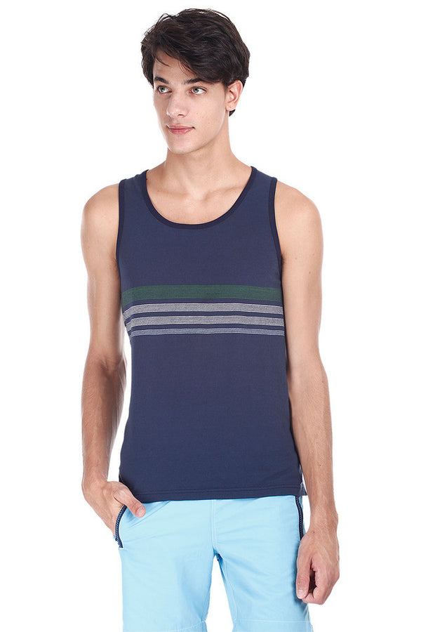 Super Combed Jacquard Knit Tank