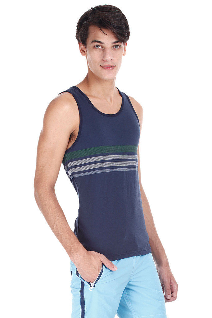 Super Combed Jacquard Knit Tank