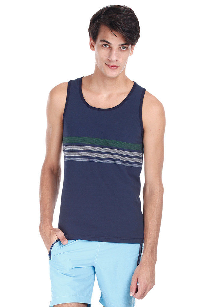 Super Combed Jacquard Knit Tank