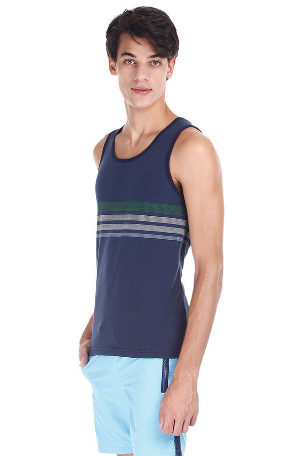 Super Combed Jacquard Knit Tank