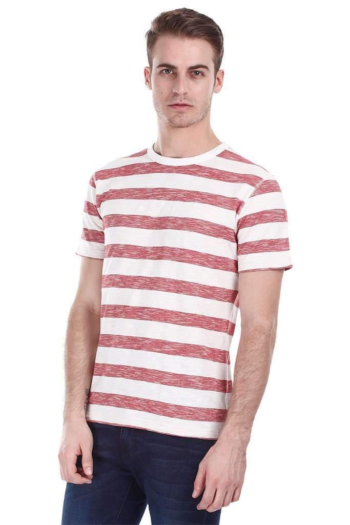 Super Combed Jacquard Striped Tee