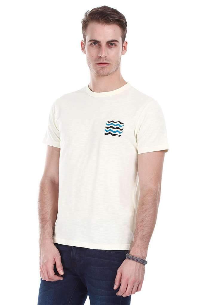 Super Combed Pastel Printed Crew Neck Tee