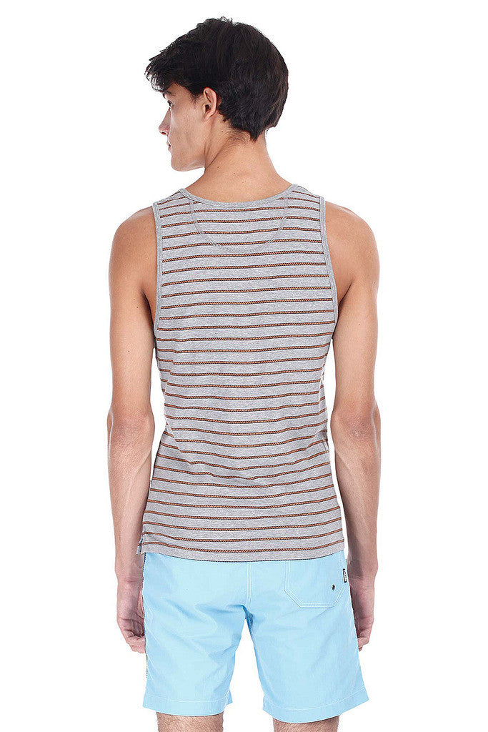 Super Combed Yarn Dyed Jacquard Knit Tank