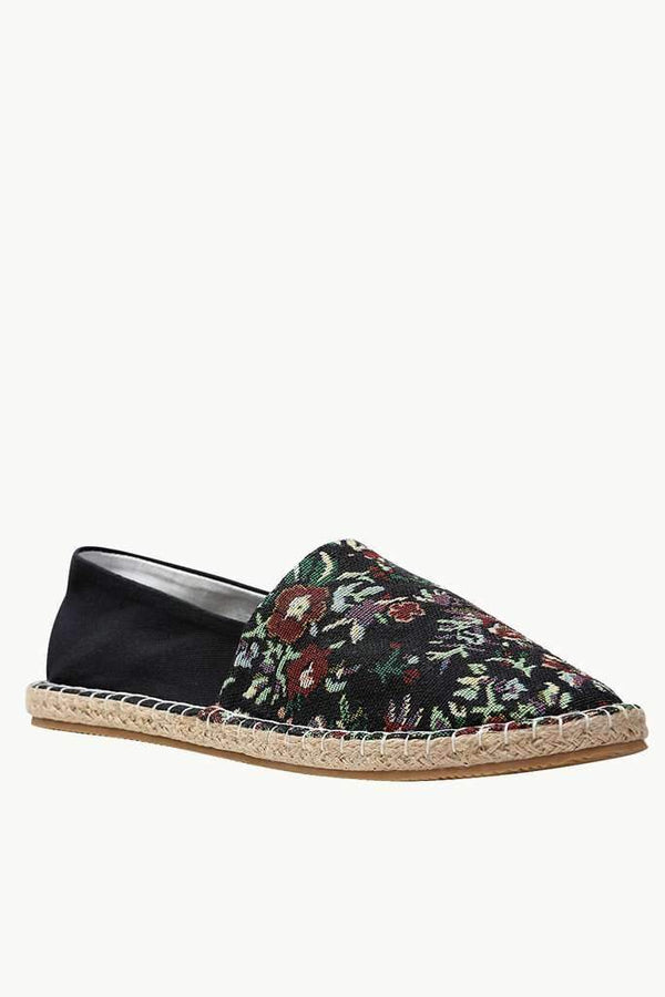 Bold Printed Slip On Espadrilles