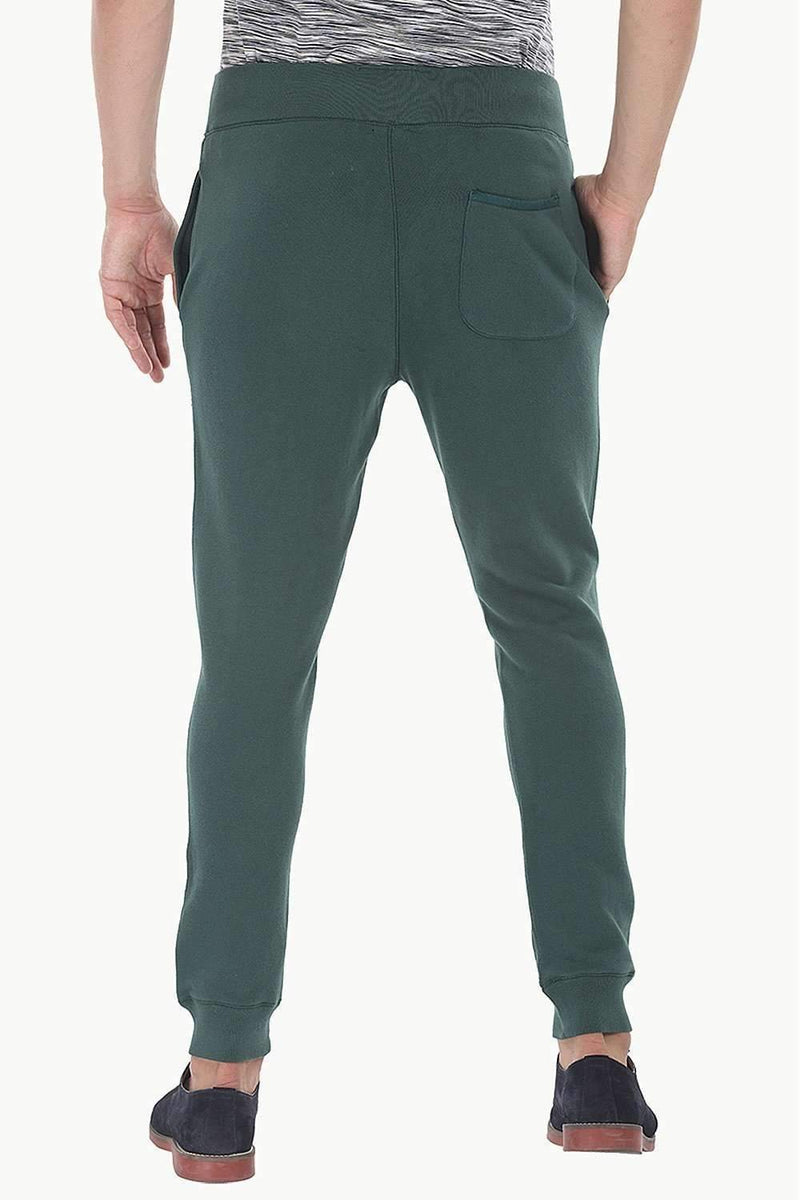 Solid Fleece Slim Fit Cuff Jogger Sweatpants