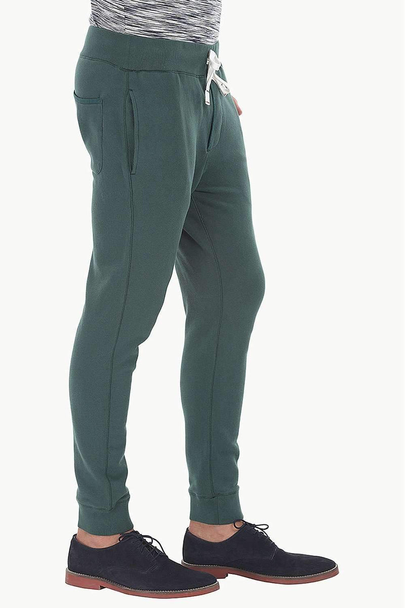 Solid Fleece Slim Fit Cuff Jogger Sweatpants