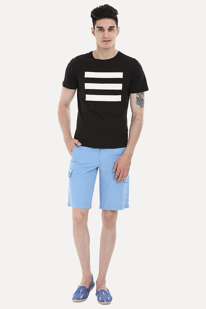 Triple Lined Short Sleeve Crew
