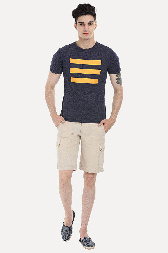 Triple Lined Short Sleeve Crew