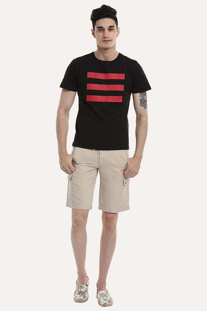 Triple Lined Short Sleeve Crew