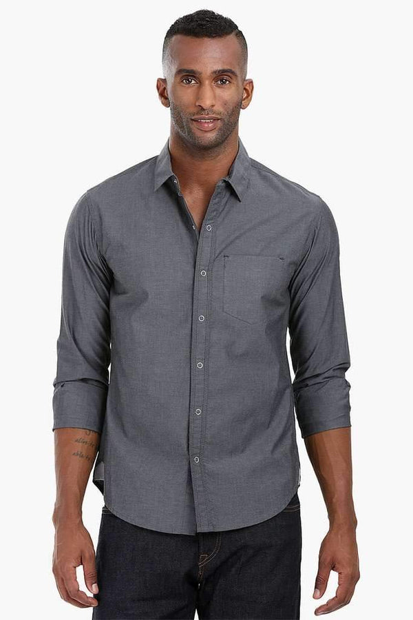 Triple Needle Stitch Cotton Shirt