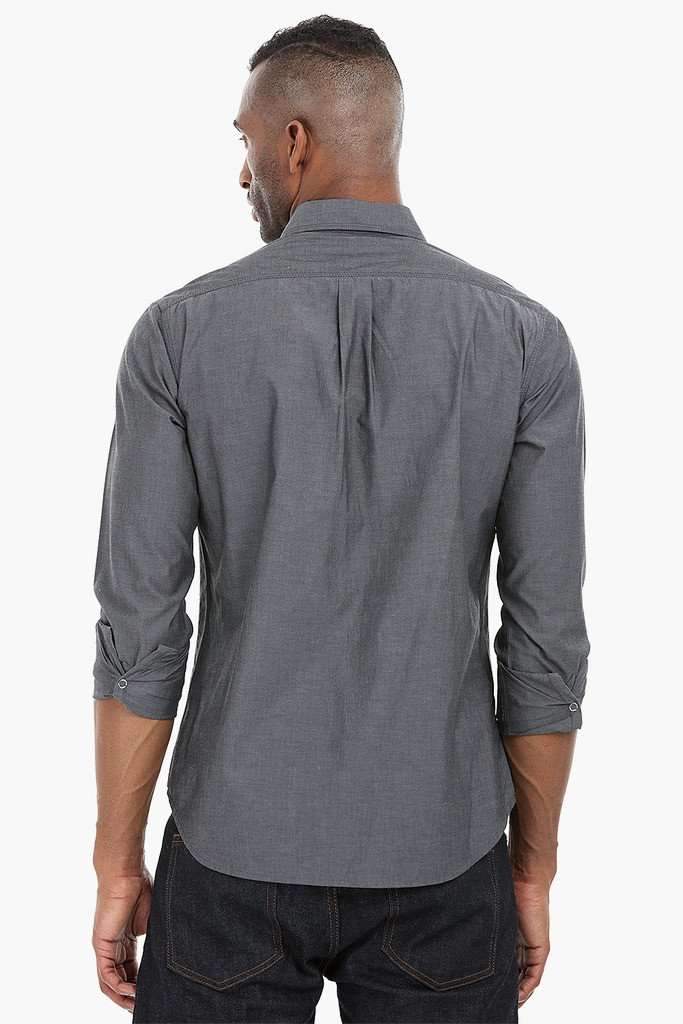 Triple Needle Stitch Cotton Shirt