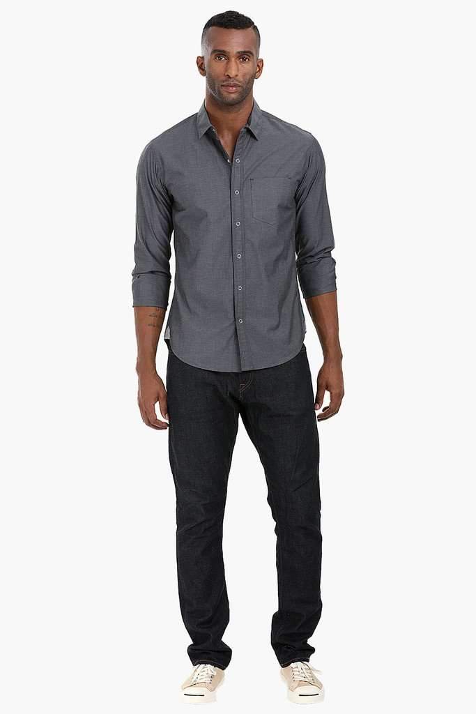Triple Needle Stitch Cotton Shirt