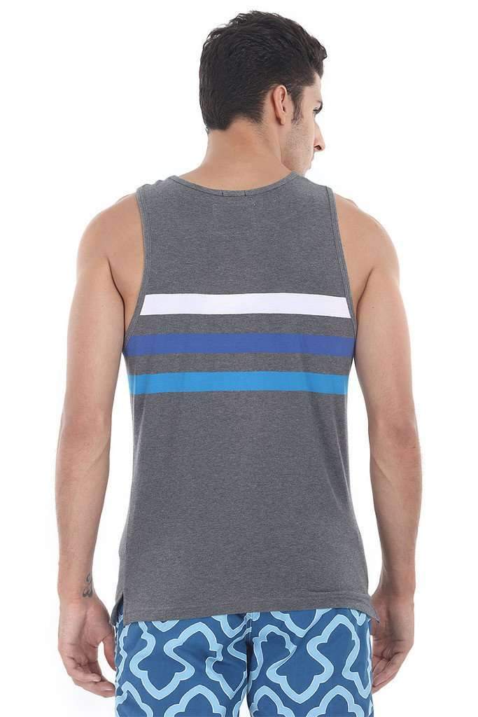 Triple Racer Striper Knit Tank