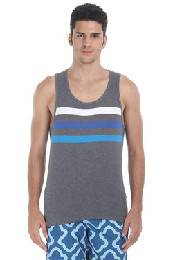 Triple Racer Striper Knit Tank