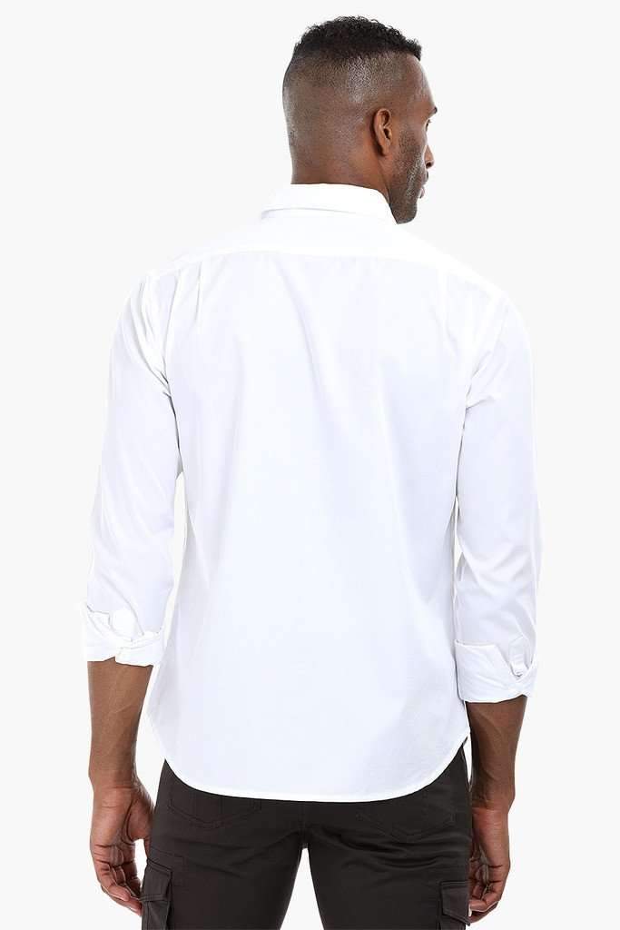 Tuxedo Styled Pintuck Shirt