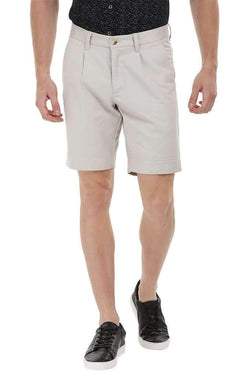Twill Beige Chino Shorts
