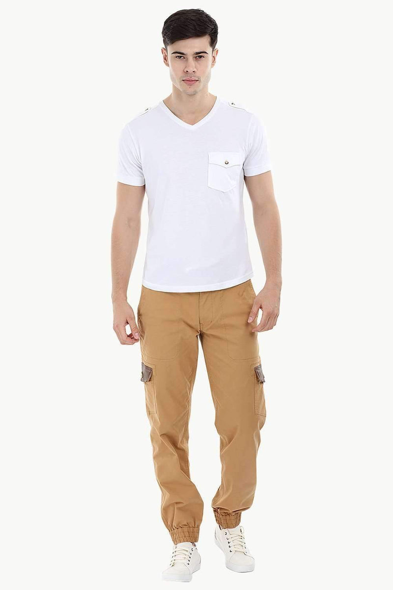 Twill Cargo Cuff Joggers