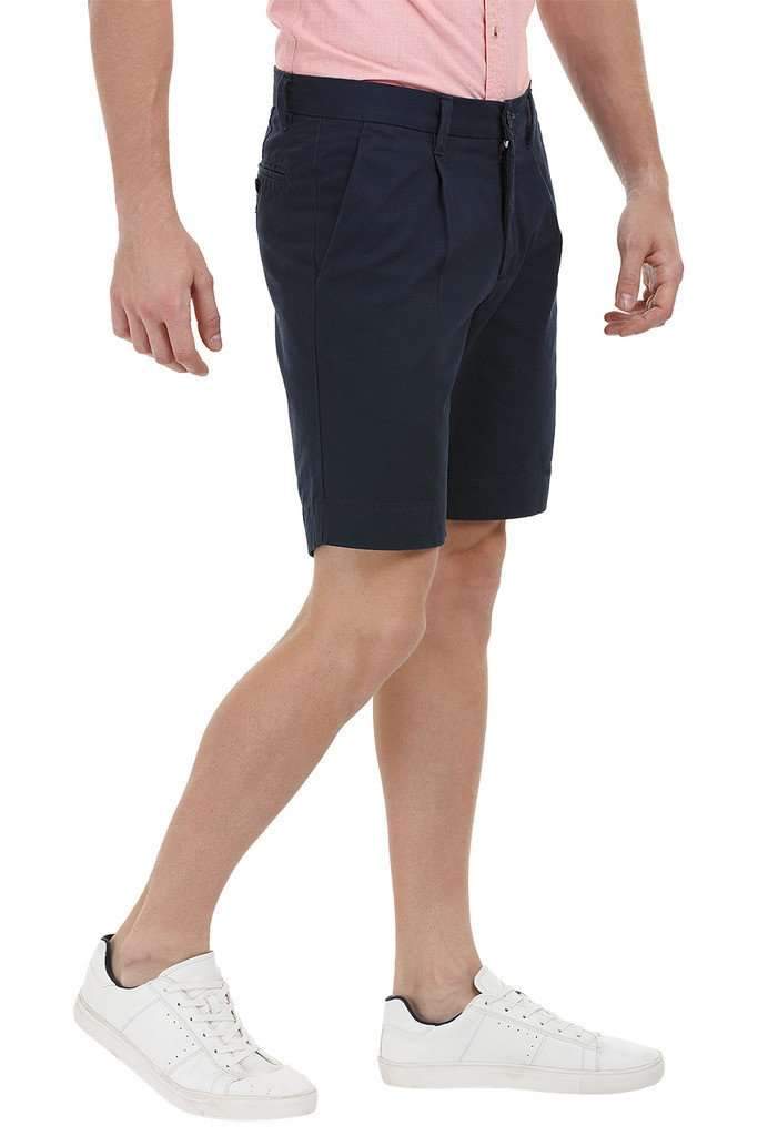 Twill Navy Chino Shorts