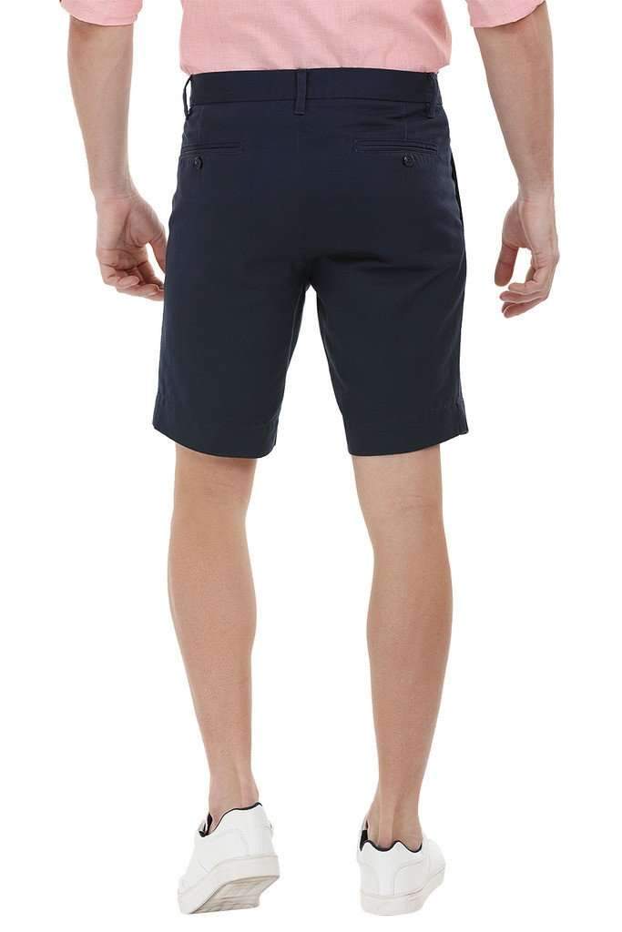 Twill Navy Chino Shorts