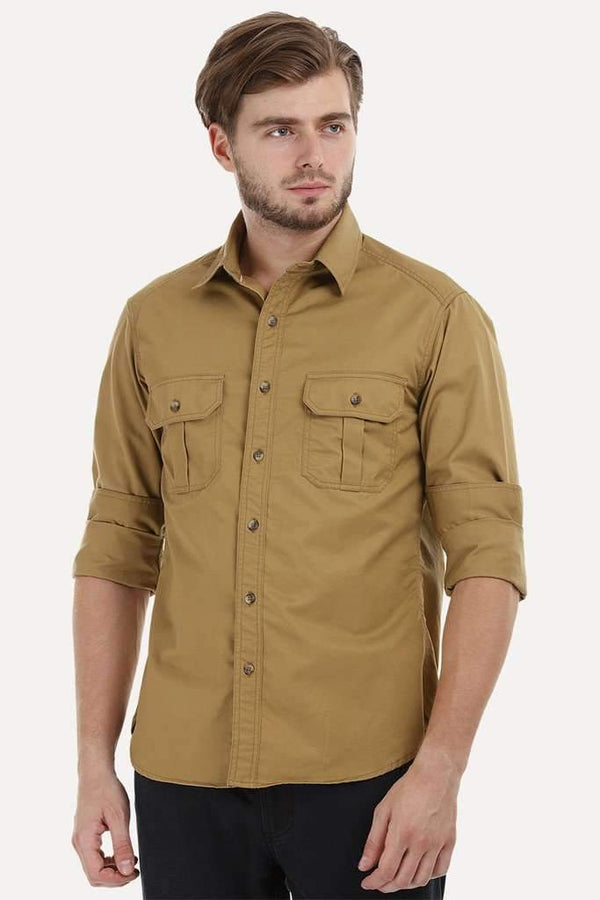 Urban Shirt with Pleated Pockets