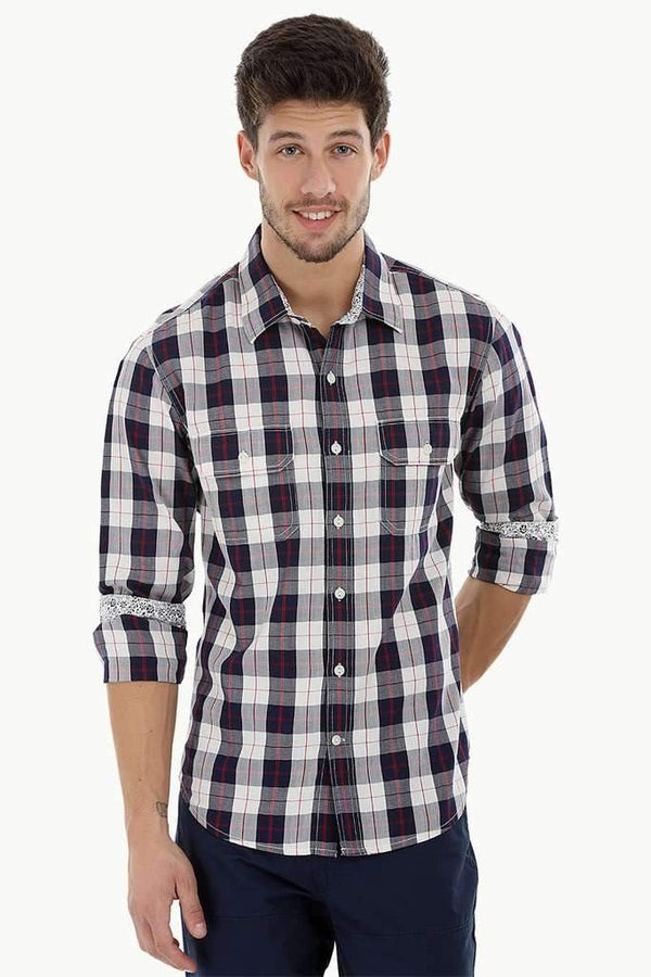 Versatile Check Cotton Shirt