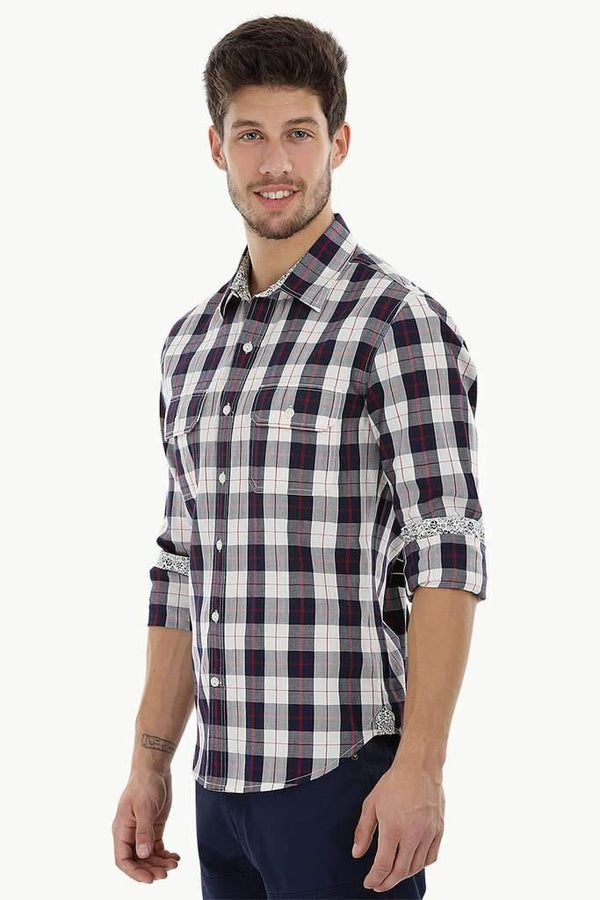 Versatile Check Cotton Shirt