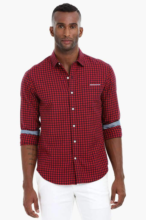 Versatile Gingham Check Shirt