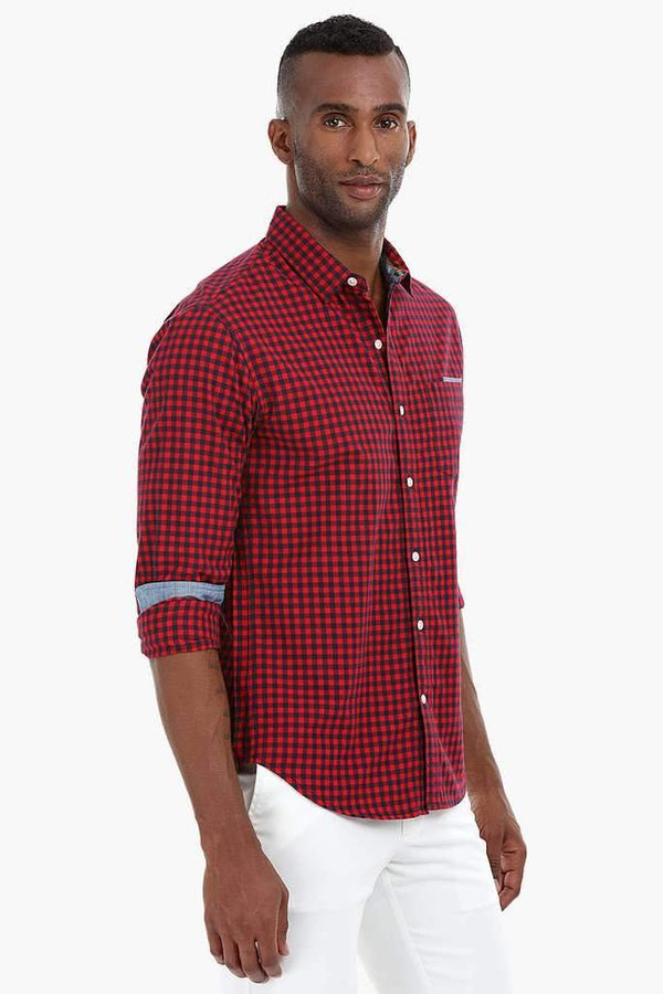 Versatile Gingham Check Shirt