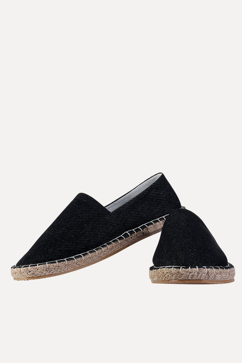 Washed Denim Espadrilles