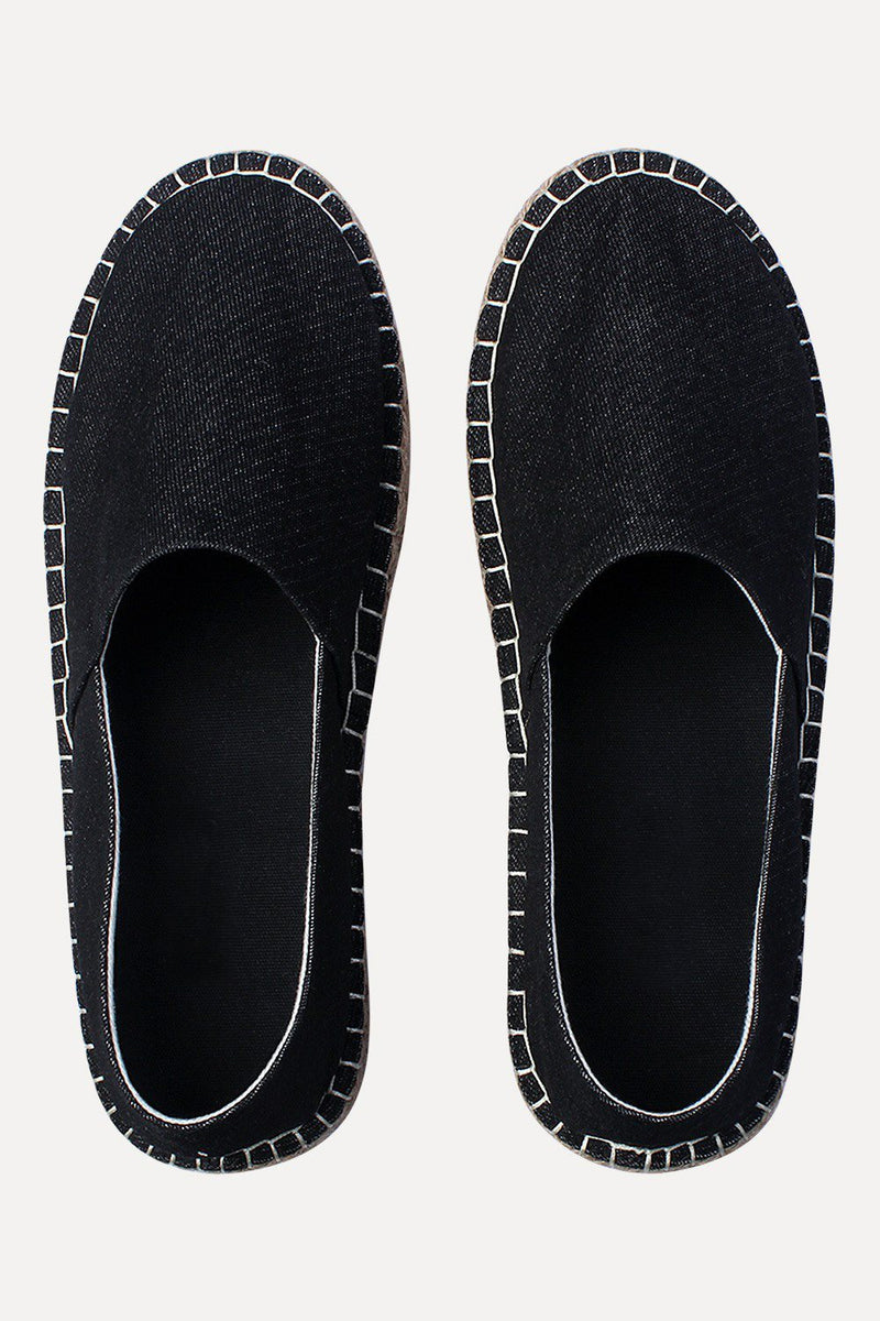 Washed Denim Espadrilles