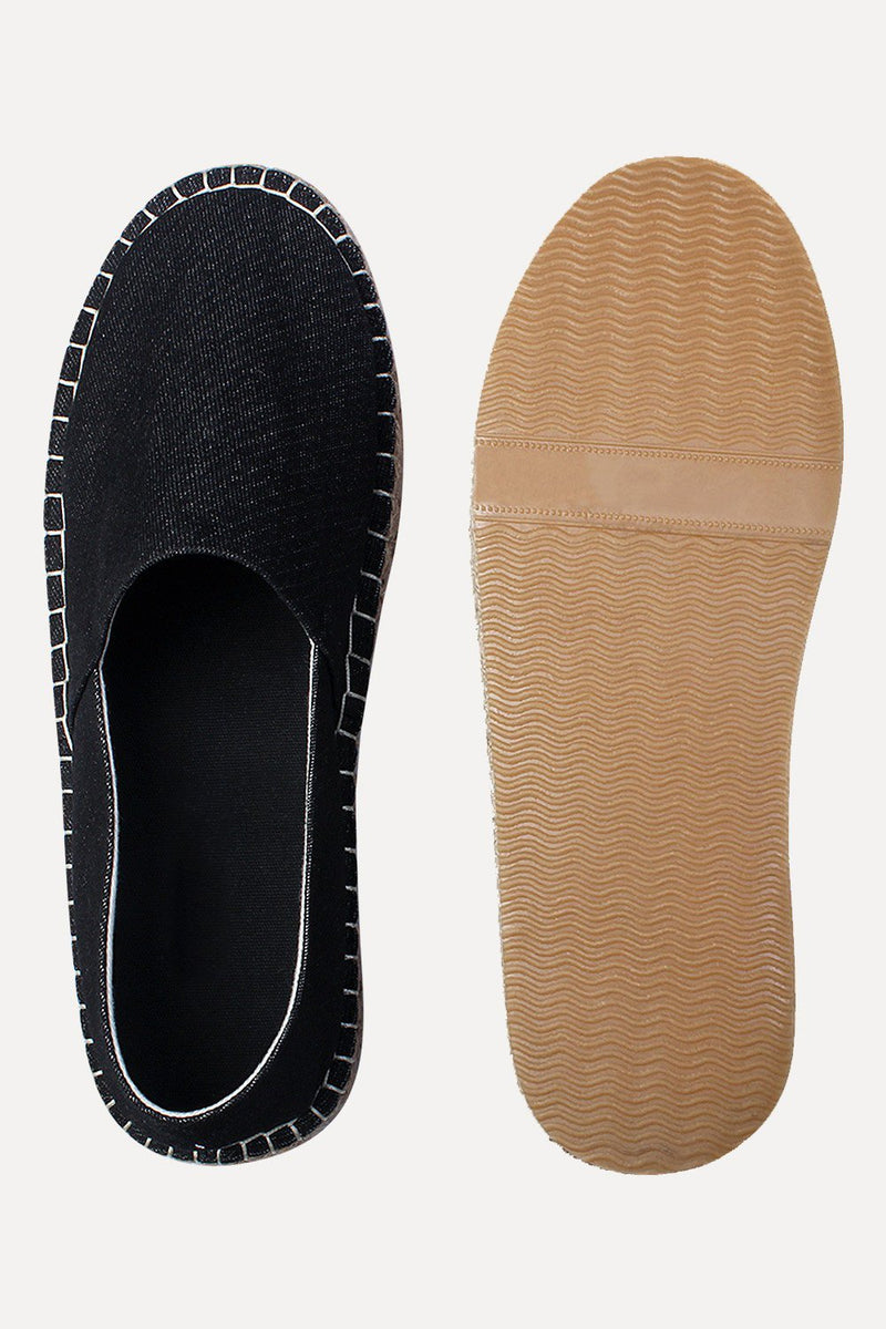 Washed Denim Espadrilles